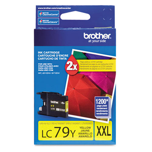 LC79Y Innobella Super High-Yield Ink, 1,200 Page-Yield, Yellow-(BRTLC79Y)