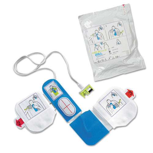 CPR-D-Padz Adult Electrodes, 5-Year Shelf Life-(ZOL8900080001)