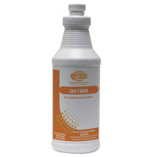 Safe-T-Bowl Liquid Toilet Bowl Cleaner, 32 oz Bottle, 12/Carton-(TOL975)