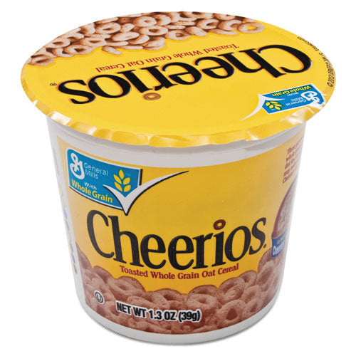 Cheerios Breakfast Cereal, Single-Serve 1.3 oz Cup, 6/Pack-(AVTSN13896)