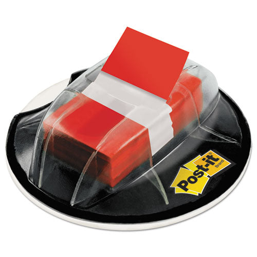 Page Flags in Desk Grip Dispenser, 1 x 1.75, Red, 200/Dispenser-(MMM680HVRD)
