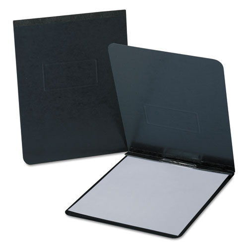 PressGuard Report Cover with Reinforced Top Hinge, Two-Prong Metal Fastener, 2" Capacity, 8.5 x 11, Black/Black-(OXF71106)