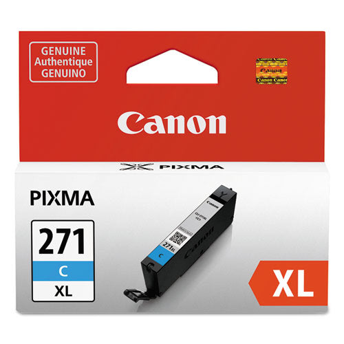 0337C001 (CLI-271XL) High-Yield Ink, Cyan-(CNM0337C001)