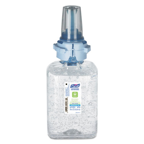 Advanced Hand Sanitizer Green Certified Gel Refill, For ADX-7 Dispensers, 700 mL, Fragrance-Free-(GOJ870304EA)