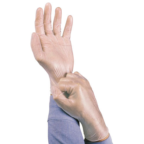 Dura-Touch 5 mil PVC Disposable Gloves, Large, Clear, 100/Box-(ANS34725L)