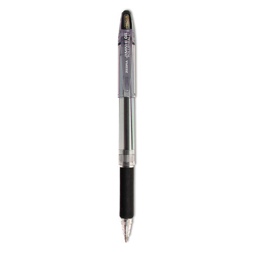 Jimnie Gel Pen Value Pack, Stick, Medium 0.7 mm, Black Ink, Smoke Barrel, 24/Box-(ZEB14410)