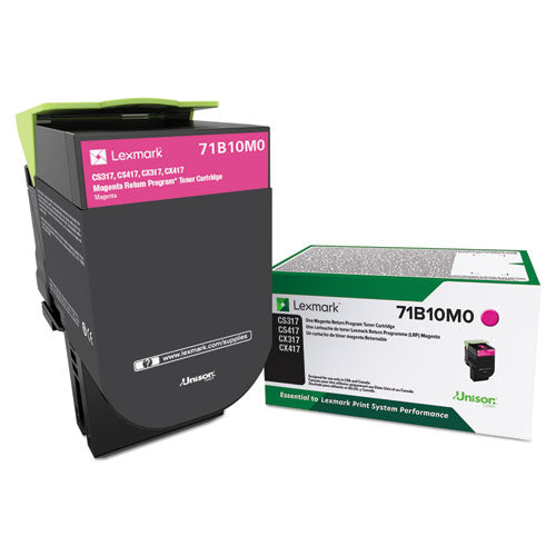 71B10M0 Unison Toner, 2,300 Page-Yield, Magenta-(LEX71B10M0)
