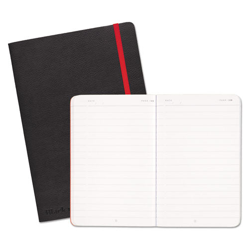 Flexible Cover Casebound Notebooks, SCRIBZEE Compatible, 1-Subject, Wide/Legal Rule, Black Cover, (71) 8.25 x 5.75 Sheets-(JDK400065000)