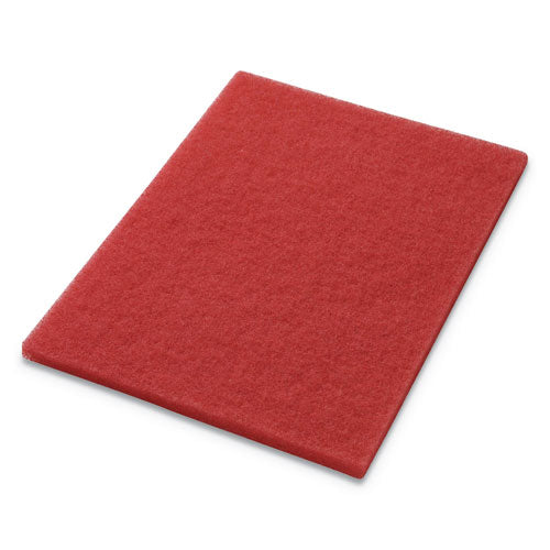 Buffing Pads, 28 x 14, Red, 5/Carton-(AMF40441428)
