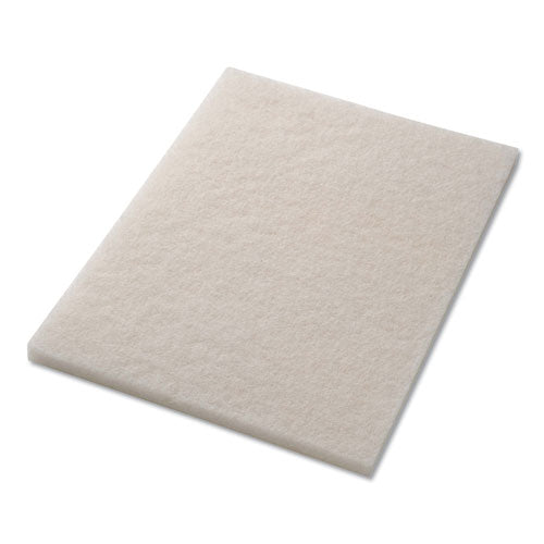 Polishing Pads, 14 x 28, White, 5/Carton-(AMF40121428)