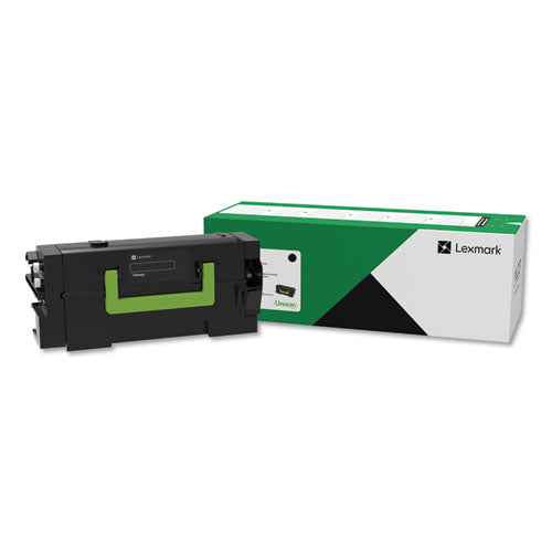 58D1U00 High-Yield Toner, 55,000 Page-Yield, Black-(LEX58D1U00)