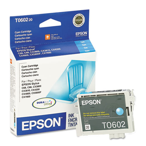 T060220-S (60) DURABrite Ink, 450 Page-Yield, Cyan-(EPST060220S)