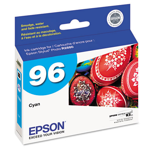 T096220 (96) Ink, 430 Page-Yield, Cyan-(EPST096220)