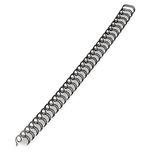 Wire Bindings, 9/16" Diameter, 130 Sheet Capacity, Black, 25/Pack-(FEL5255601)