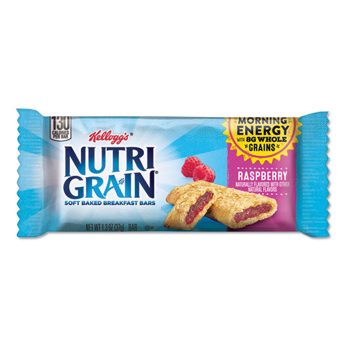 Nutri-Grain Soft Baked Breakfast Bars, Raspberry, Indv Wrapped 1.3 oz Bar, 16/Box-(KEB35845)