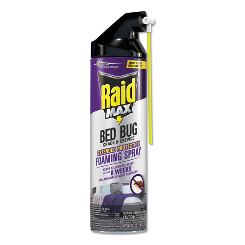 Foaming Crack and Crevice Bed Bug Killer, 17.5 oz Aerosol Spray, 6/Carton-(SJN305739)