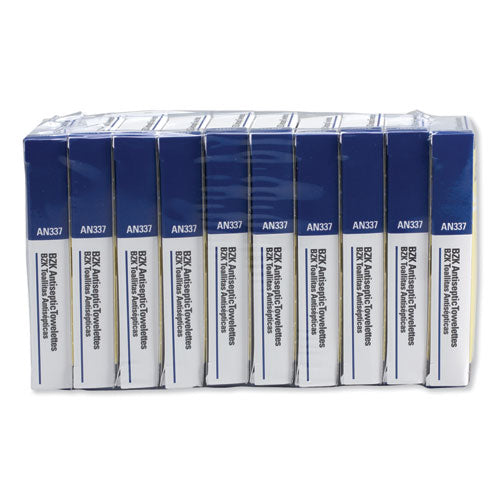 Antiseptic Wipe Refill for ANSI-Compliant First Aid Kits, 100/Pack-(FAOAN337)