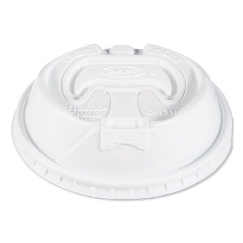 Optima Reclosable Lids for Hot Paper Cups, Fits 10 oz to 24 oz Cups, White, 1,000/Carton-(SCCOPT316)