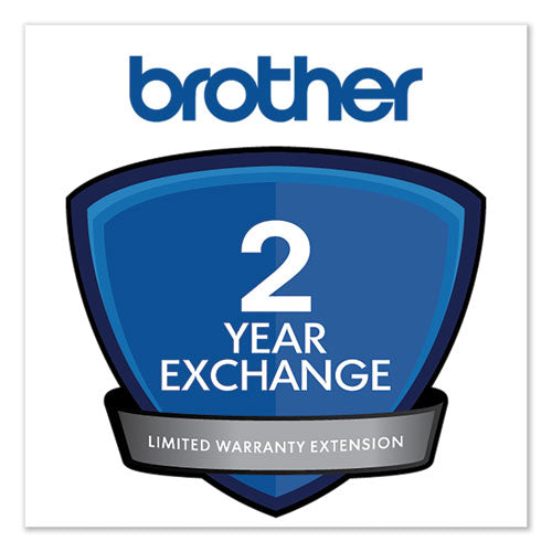 2-Year Exchange Warranty Extension for MFC-J460DW,J480DW,J485DW,J491DW,J497DW QL-700,720NW,800,810W,820NWB, 1100 VC-500W-(BRTE1012EPSP)