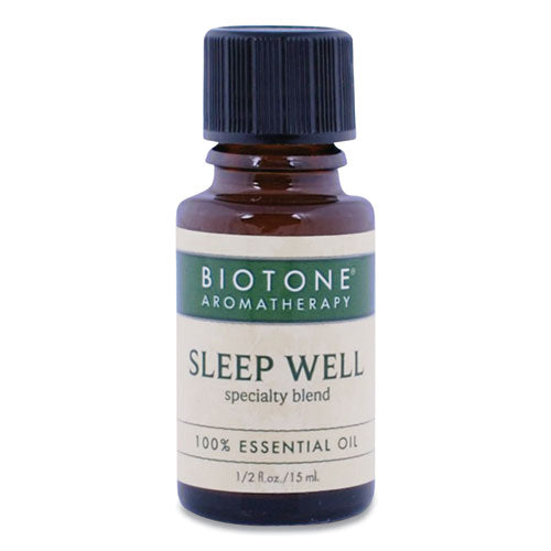 Sleep Well Essential Oil, 0.5 oz Bottle, Woodsy Scent-(BTNBAEOSLEHZ)