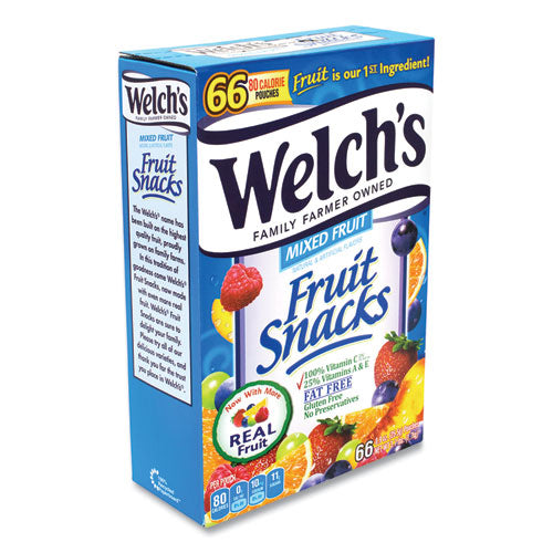 Fruit Snacks, Mixed Fruit, 0.9 oz Pouch, 66 Pouches/Box, Ships in 1-3 Business Days-(GRR20900320)