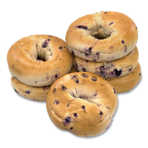 Fresh Blueberry Bagels, 6/Pack, Ships in 1-3 Business Days-(GRR90000007)