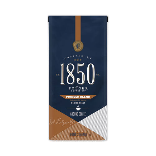 Coffee, Pioneer Blend, Medium Roast, Ground, 12 oz Bag-(FOL60514EA)