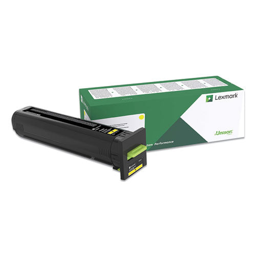 82K0HYG Return Program High-Yield Toner, 17,000 Page-Yield, Yellow-(LEX82K0HYG)