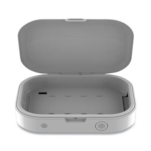UV Sterilizing Box for Mobile Phones, White-(ECAEG4749)