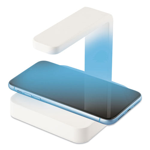 Sterilizer and Wireless Phone Charger, White-(ITEUV61782)