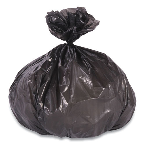 Linear Low-Density Can Liners, 10 gal, 0.35 mil, 24" x 23", Black, 500/Carton-(CWZ364786)