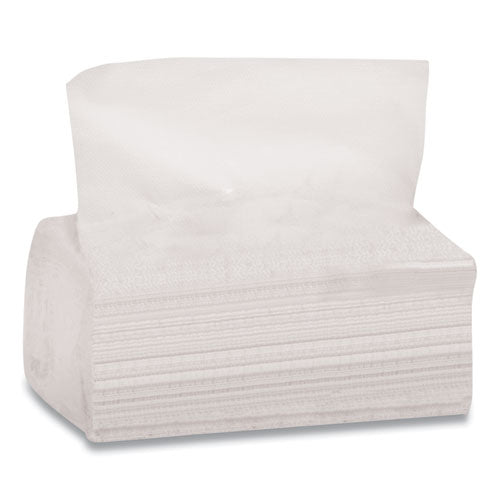 Multipurpose Paper Wiper, 2-Ply, 6.5 x 8.5, White, 115/Pack, 36 Packs/Carton-(TRK192124)