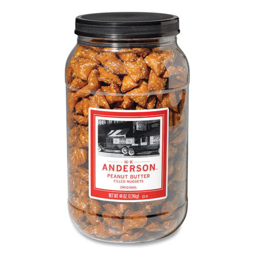 Peanut Butter Filled Pretzel Nuggets, 44 oz Canister-(APB7543670105)