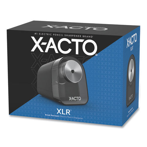 Model 1818 XLR Office Electric Pencil Sharpener, AC-Powered, 3.5 x 5.5 x 4.5, Black/Silver/Smoke-(EPI1818X)