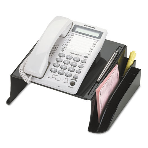 Officemate 2200 Series Telephone Stand, 12.25 x 10.5 x 5.25, Black-(OIC22802)
