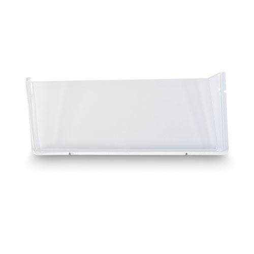 Unbreakable DocuPocket Wall File, Legal Size, 17.5" x 3" x 6.5", Clear-(DEF64301)
