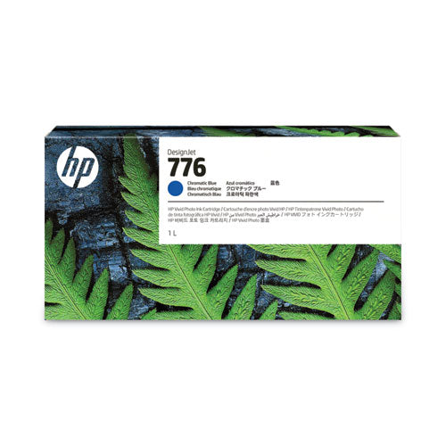 HP 776 (1XB04A) Chromatic Blue Original DesignJet Ink Cartridge-(HEW1XB04A)