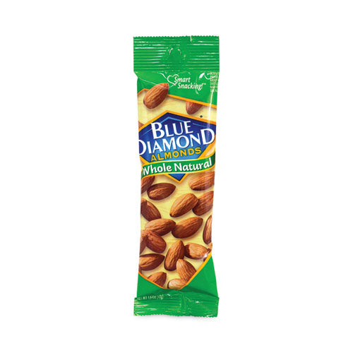 Whole Natural Almonds, 1.5 oz Bag, 12 Bags/Box Ships in 1-3 Business Days-(GRR20902634)