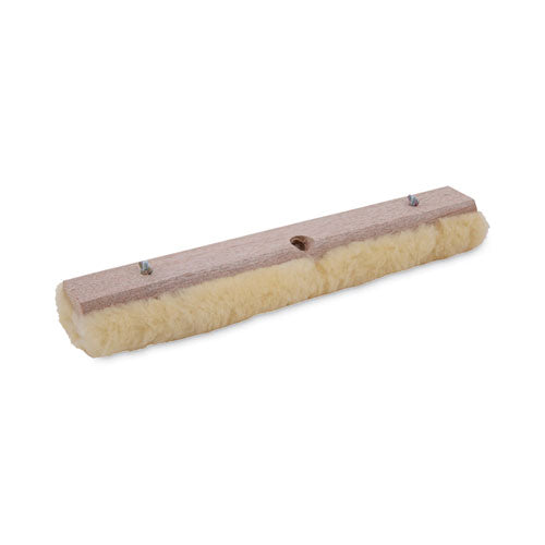 Mop Head, Applicator Refill Pad, Lambswool, 18-Inch, White-(BWK4518)