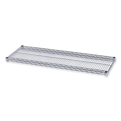 Industrial Wire Shelving Extra Wire Shelves, 48w x 18d, Silver, 2 Shelves/Carton-(ALESW584818SR)