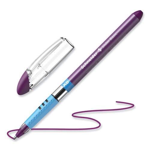 Slider Basic Ballpoint Pen, Stick, Extra-Bold 1.4 mm, Assorted Ink and Barrel Colors, 8/Pack-(RED151298)