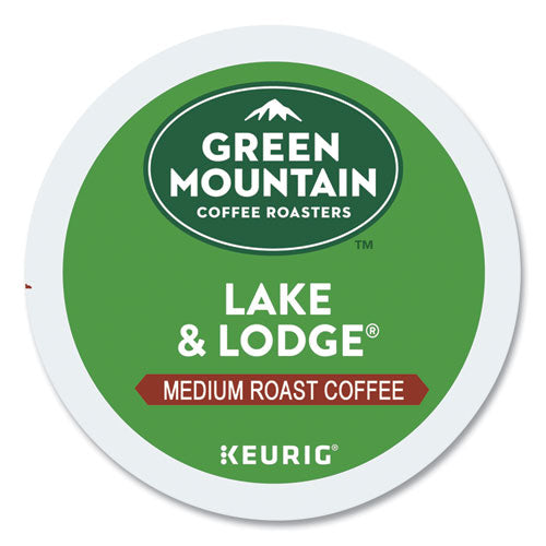 Lake and Lodge Coffee K-Cups, Medium Roast, 96/Carton-(GMT6523CT)