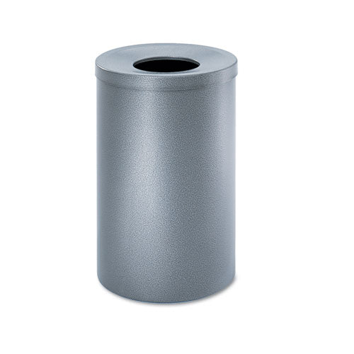 Black Speckle Receptacles, 35 gal, Steel, Black Speckle-(SAF9677NC)