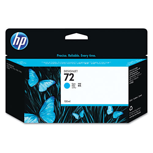 HP 72, (C9371A) Cyan Original Ink Cartridge-(HEWC9371A)