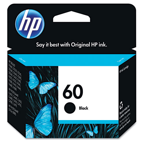 HP 60, (CC640WN) Black Original Ink Cartridge-(HEWCC640WN)