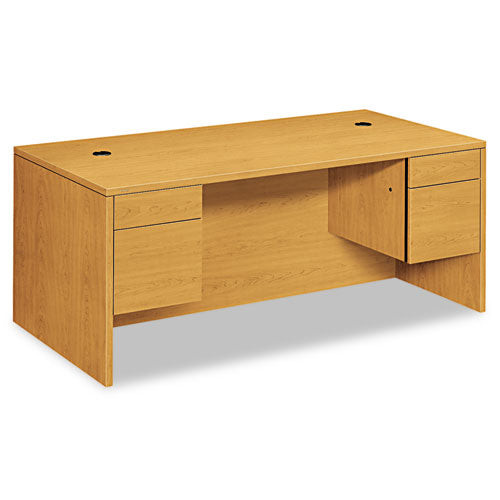 10500 Series Double Pedestal Desk, 72" x 36" x 29.5", Harvest-(HON10593CC)