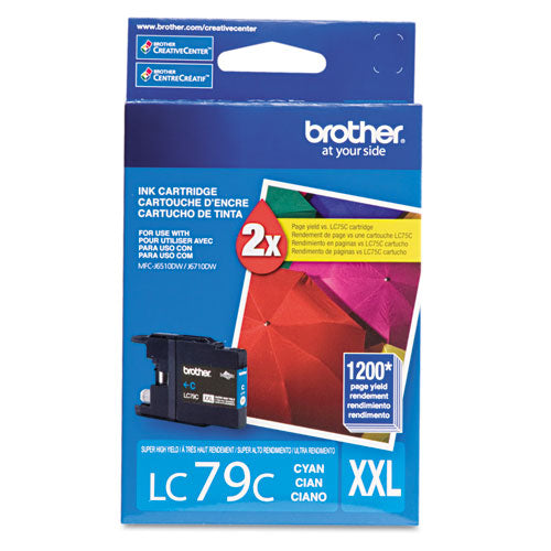 LC79C Innobella Super High-Yield Ink, 1,200 Page-Yield, Cyan-(BRTLC79C)