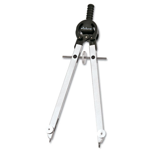 Masterbow Compass, 10" Maximum Diameter, Steel, Chrome-(CHA401N)