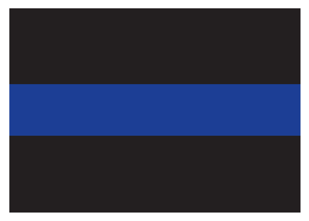 Rothco Thin Blue Line Decal