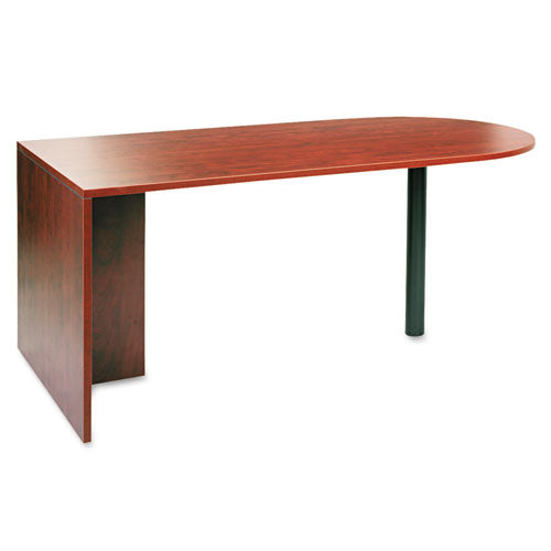 Alera Valencia Series D-Top Desk, 71" x 35.5" x 29.63", Medium Cherry-(ALEVA277236MC)